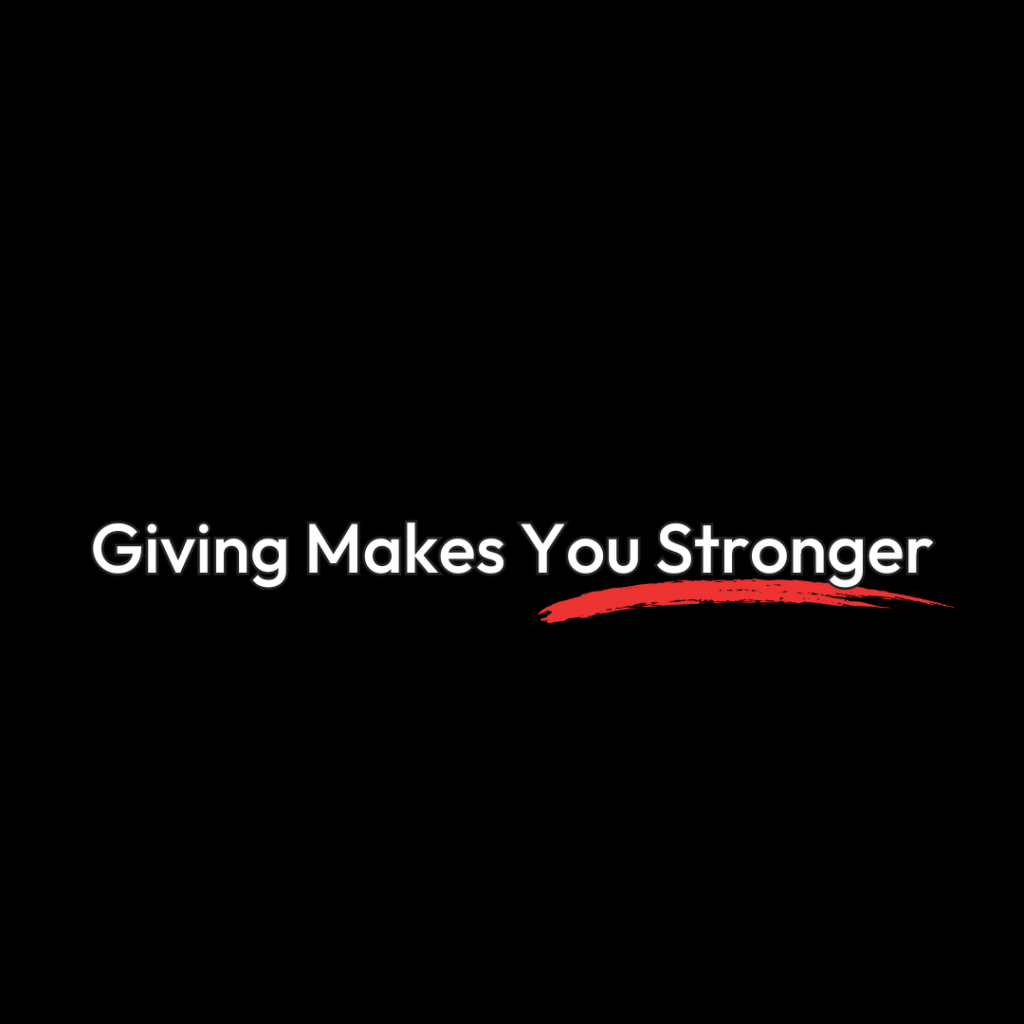 Giving Is the Only Currency That Multiplies When You Spend It